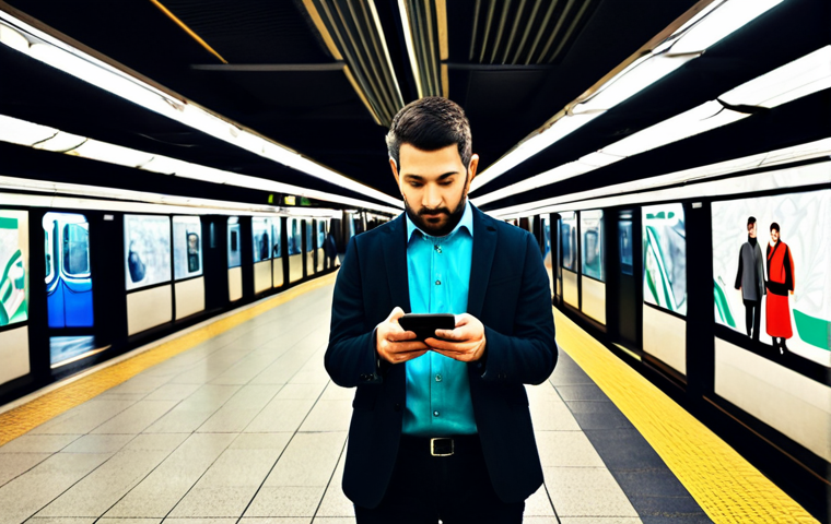 지하철 아트의 글로벌 트렌드 - Stockholm Subway Station**

"An artistic view inside a Stockholm subway station, showing the exposed...